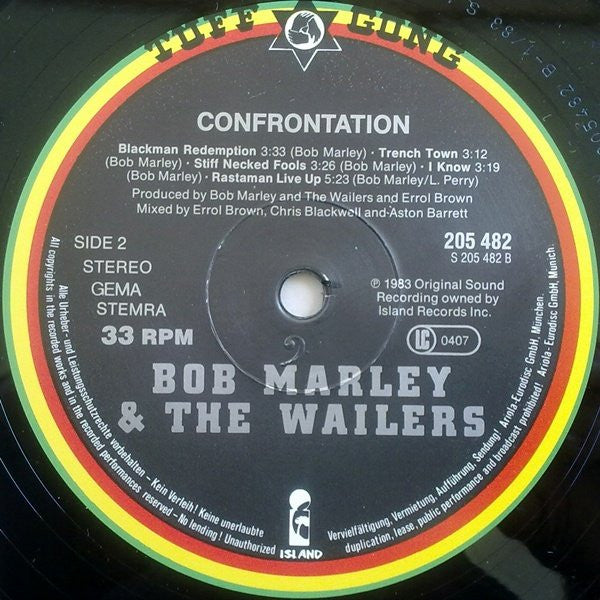 Bob Marley & The Wailers -Confrontation