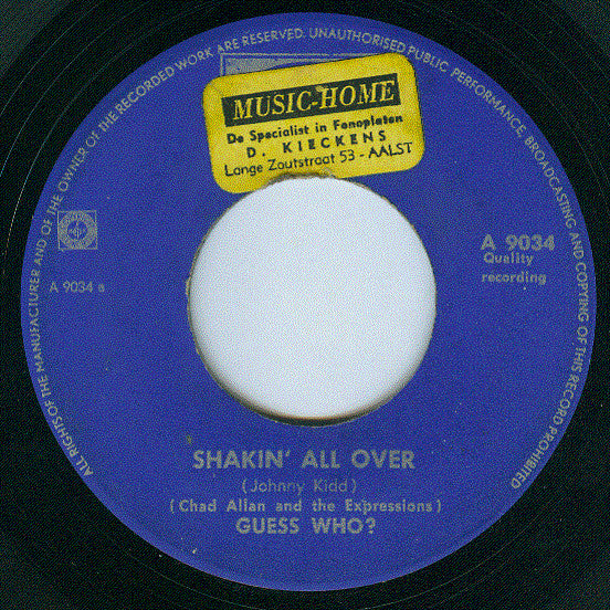 Guess Who?* -Shakin' All Over / Till We Kissed