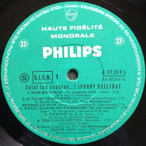 Johnny Hallyday -Salut Les Copains !