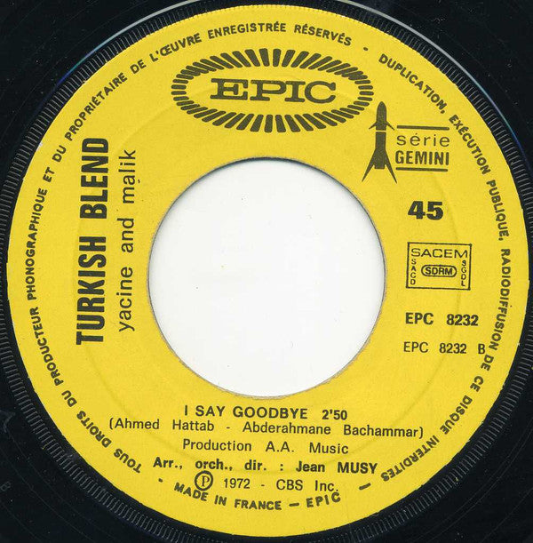 Turkish Blend Yacine & Malik -No Tears No Lies / I Say Goodbye