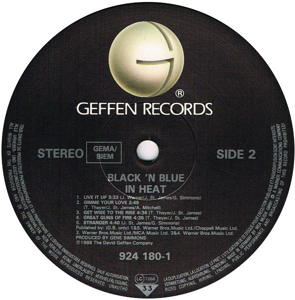 Black 'N Blue -In Heat