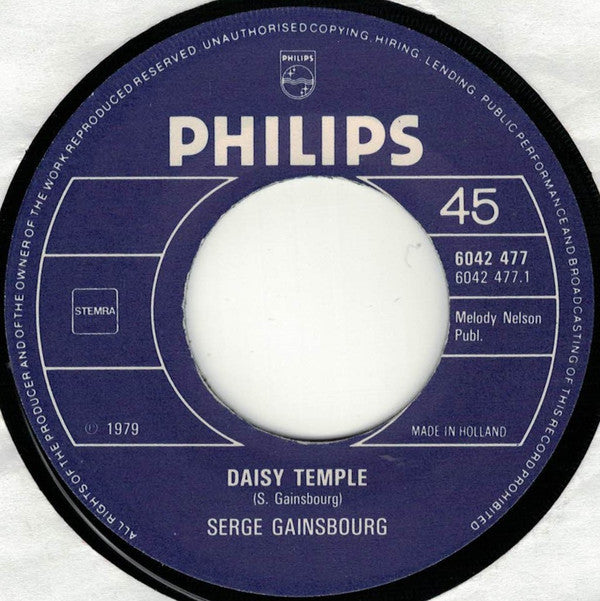 Serge Gainsbourg - Daisy Temple / Vieille Canaille