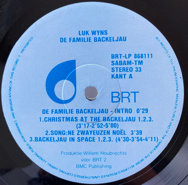 Luk Wyns -De Backeljau-LP