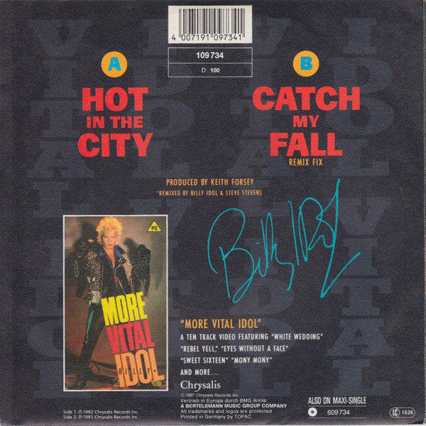 Billy Idol -Hot In The City
