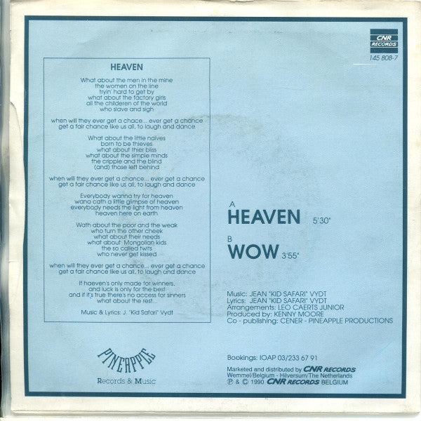 Kid Safari -Heaven / Wow