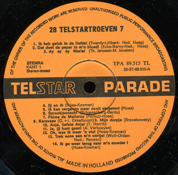 Various -28 Telstar Troeven 7