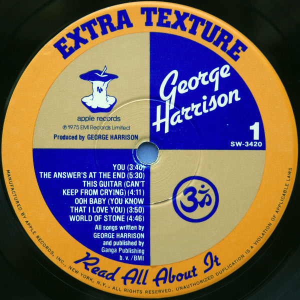 George Harrison -Extra Texture (Read All About It)