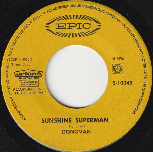 Donovan -Sunshine Superman