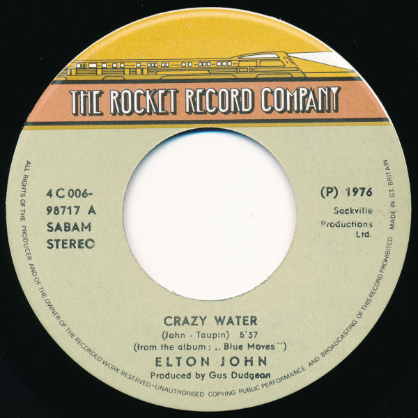 Elton John -Crazy Water