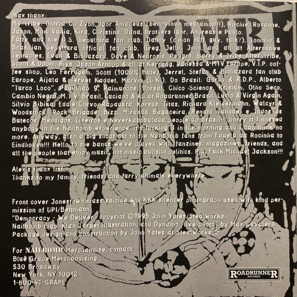 Nailbomb -Proud To Commit Commercial Suicide