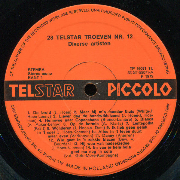 Various -28 Telstar Troeven 12