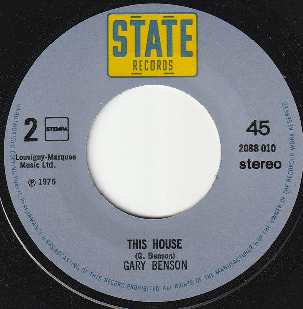 Gary Benson -Don't Throw It All Away