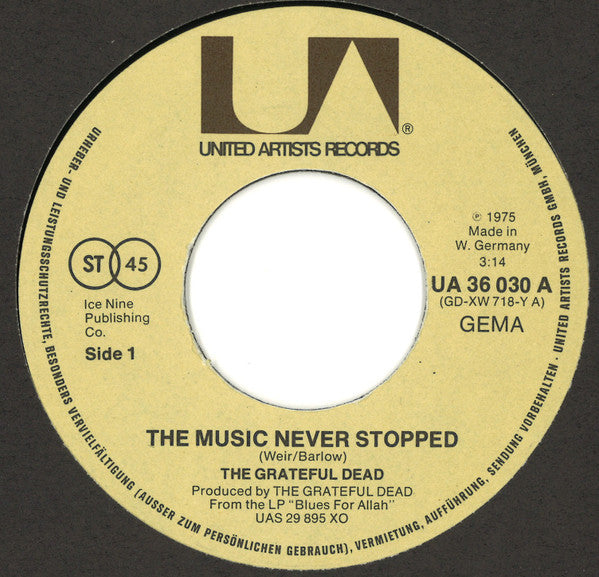 Grateful Dead* -The Music Never Stopped