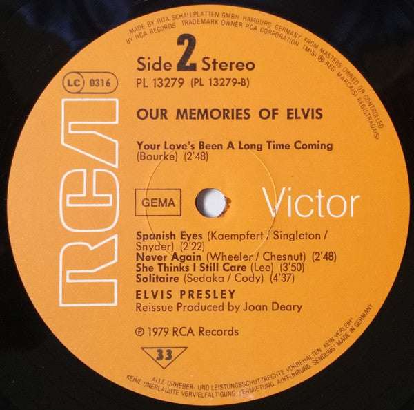 Elvis Presley - Our Memories Of Elvis