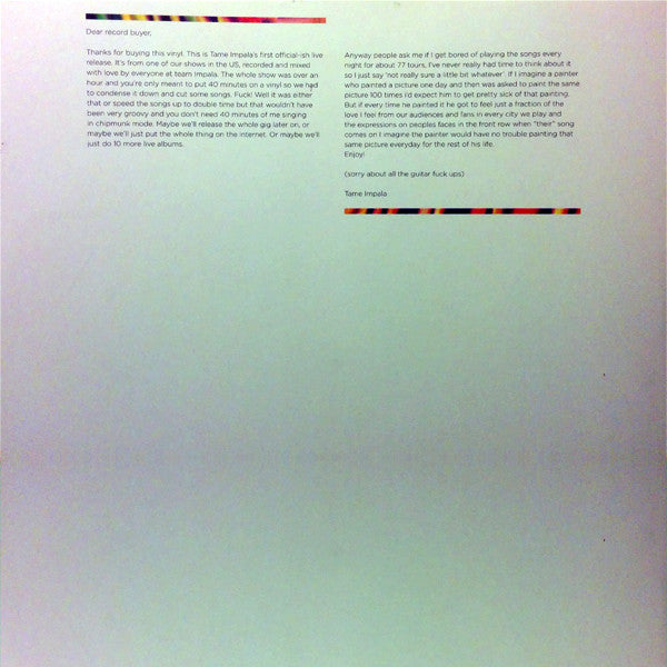 Tame Impala -Live Versions