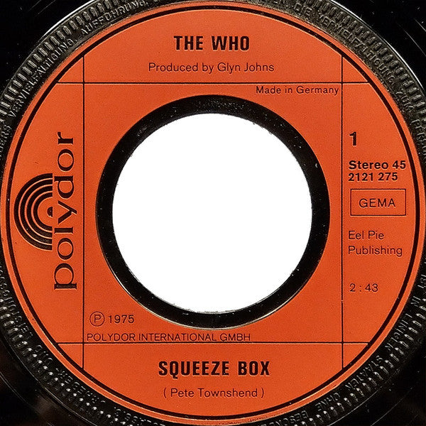The Who -Squeeze Box / Success Story