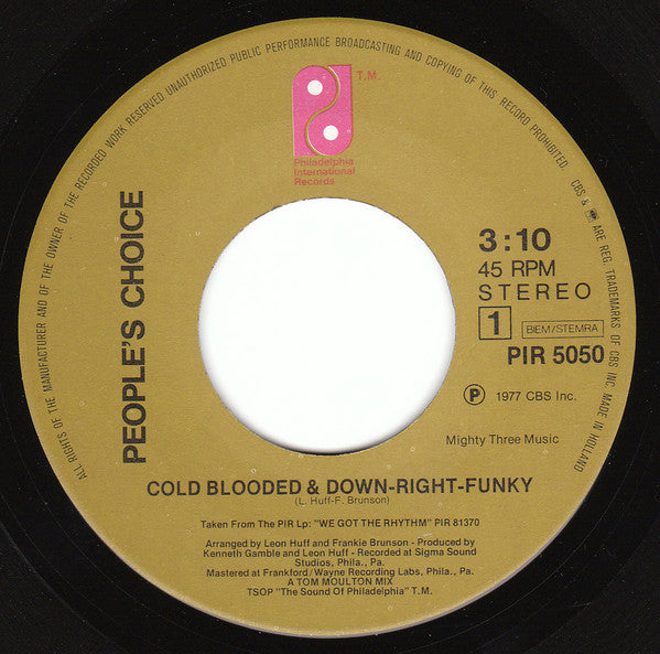People's Choice - Cold Blooded &amp; Down-Right-Funky