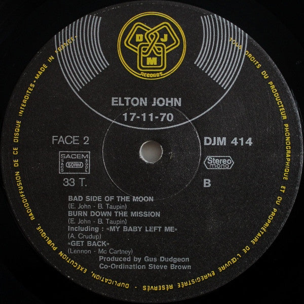 Elton John -17-11-70