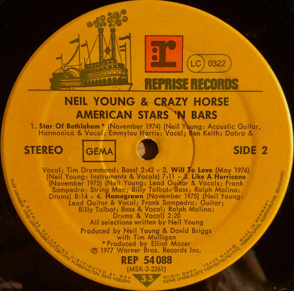 Neil Young -American Stars 'N Bars