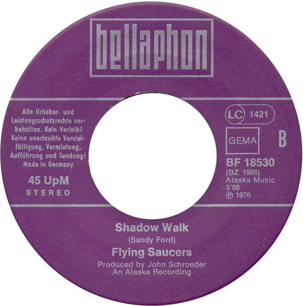 Flying Saucers -Keep On Comin' / Shadow Walk