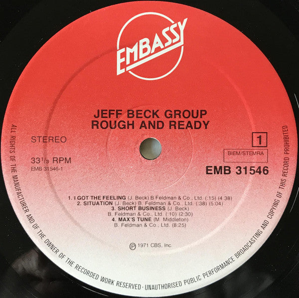 Jeff Beck Group -Rough And Ready
