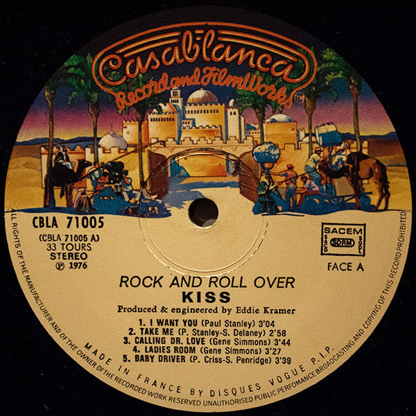 Kiss -Rock And Roll Over