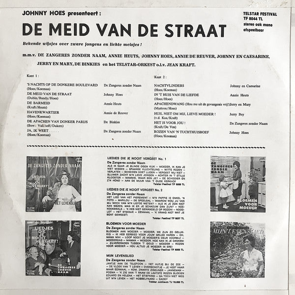 Various - Johnny Hoes Presenteert: De Meid Van De Straat