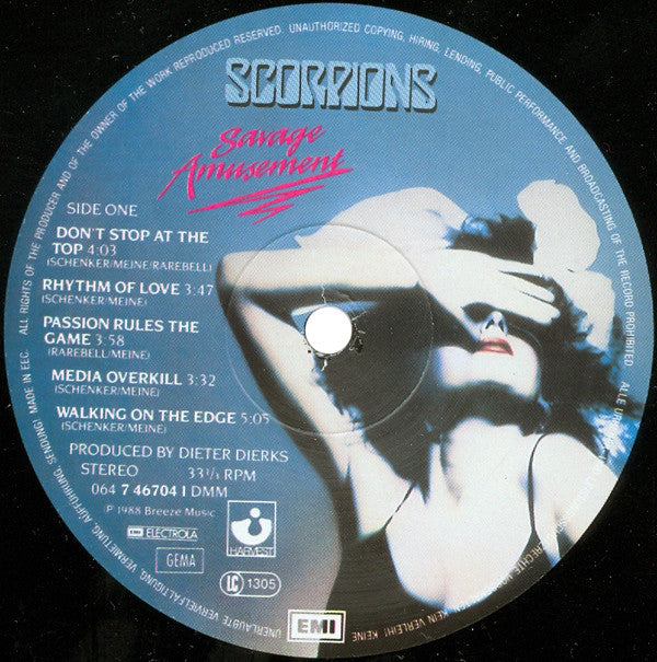 Scorpions -Savage Amusement