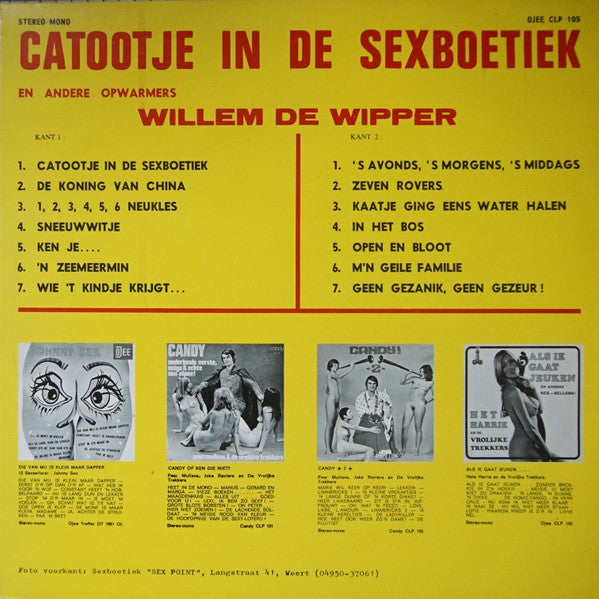 Willem De Wipper -Catootje's Sexboetiek En Andere Opwarmers