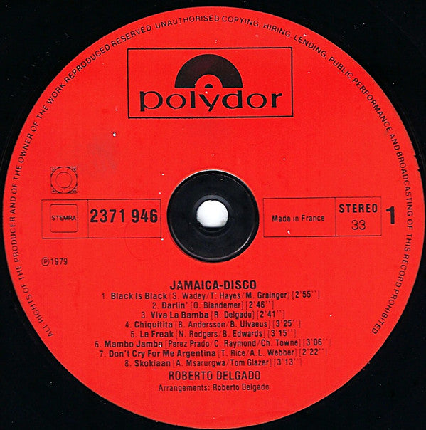 Roberto Delgado -Jamaica-Disco