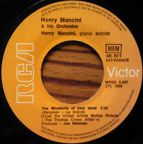 Henry Mancini, His Orchestra And Chorus* -Love Thème From Romeo Et Juliette