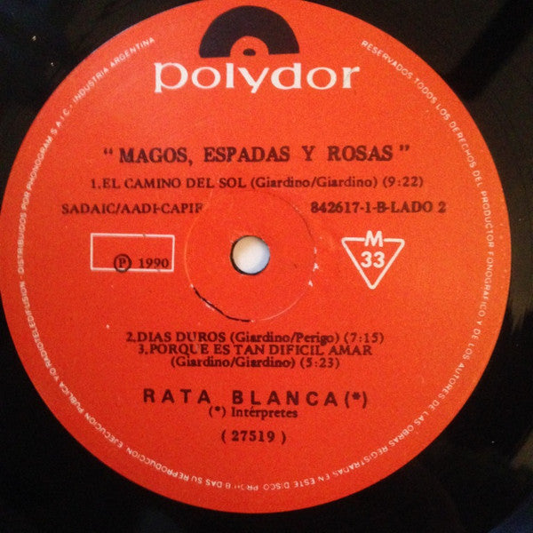 Rata Blanca -Magos, Espadas Y Rosas