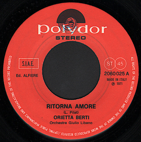 Orietta Berti -Ritorna Amore