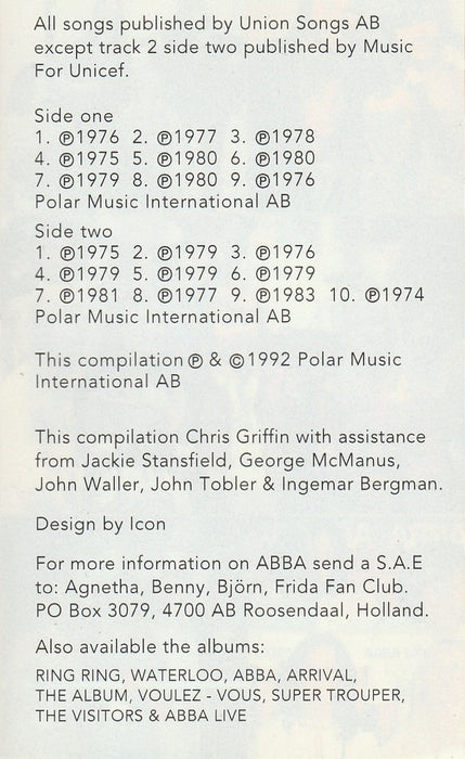 ABBA -Gold (Greatest Hits)