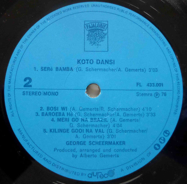 George Scheermaker -Koto Dansi
