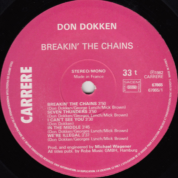Dokken -Breakin' The Chains