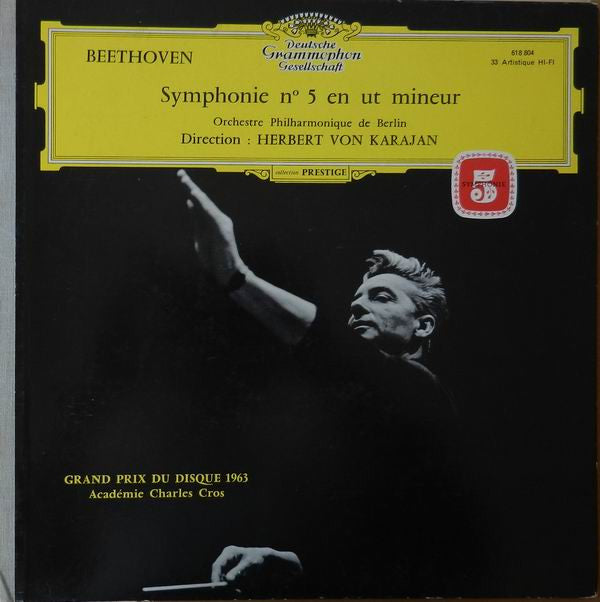 Beethoven* - Orchestre Philharmonique De Berlin* • Herbert von Karajan -Symphonie N° 5 En Ut Mineur