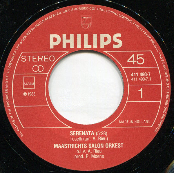 Maastrichts Salon Orkest - Serenade Van Toselli