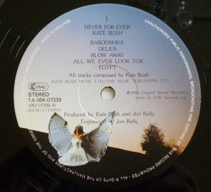 Kate Bush -Never For Ever