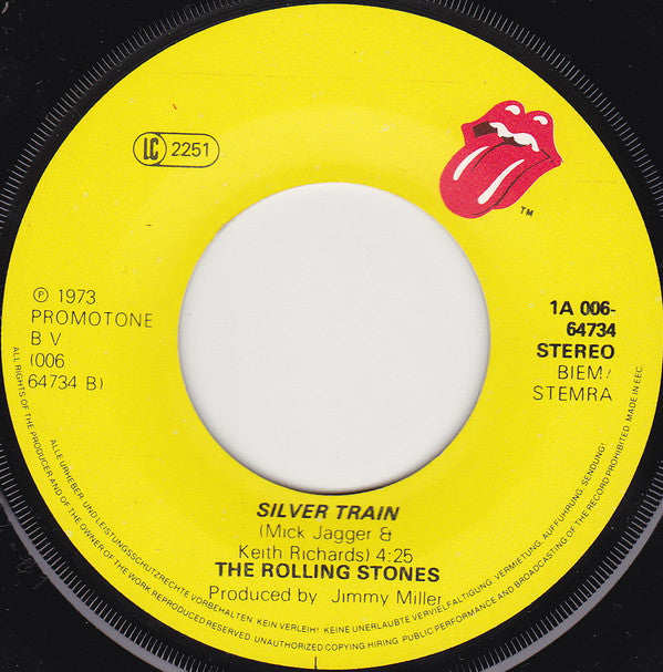 The Rolling Stones -Angie / Silver Train