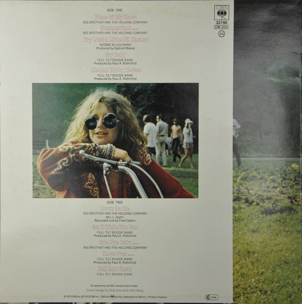 Janis Joplin -Janis Joplin's Greatest Hits