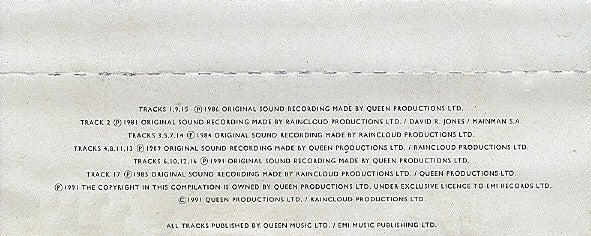 Queen -Greatest Hits II