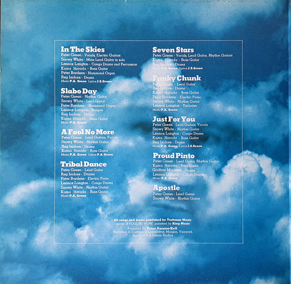 Peter Green (2) -In The Skies