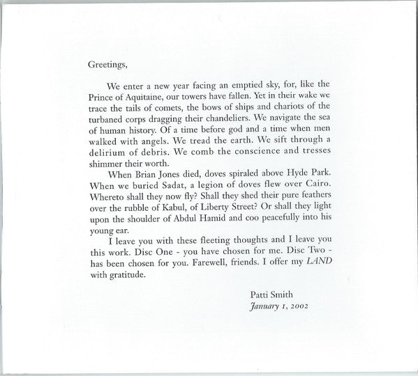 Patti Smith - Land (1975-2002)