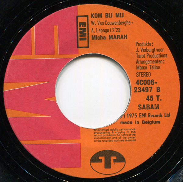 Micha Marah En The Pebbles -'T Is Over