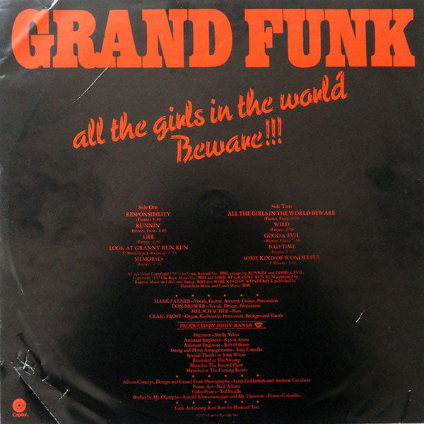 Grand Funk* -All The Girls In The World Beware!!!