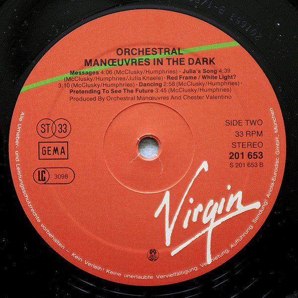 Orchestral Manoeuvres In The Dark -Orchestral Manoeuvres In The Dark