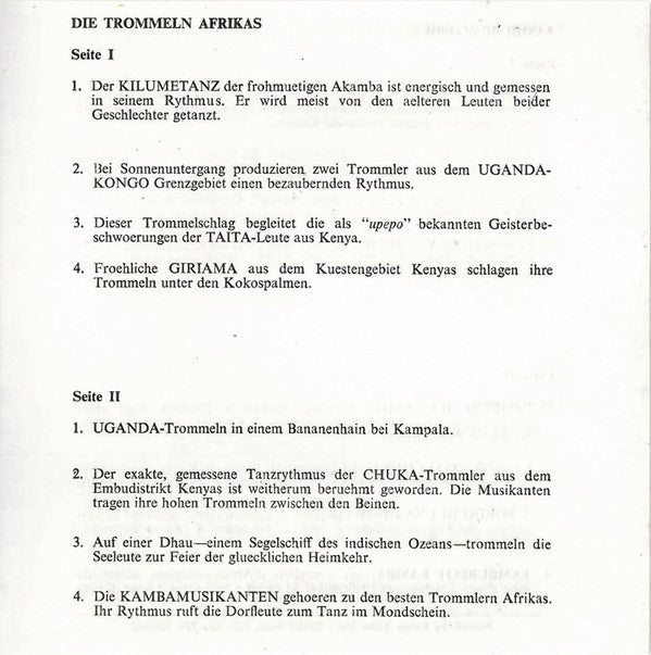 Various -Heartbeat Of Africa - Series 2: Drums Of Africa