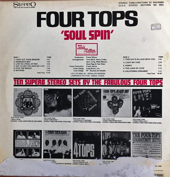 Four Tops - Soul Spin
