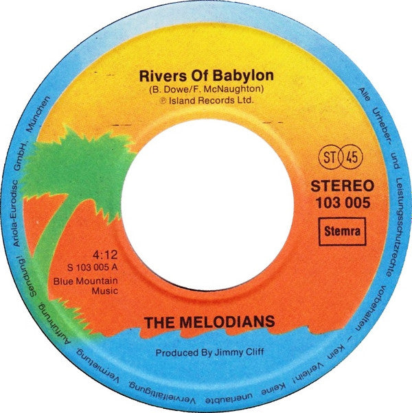 The Melodians - Rivers Of Babylon / Sweet Sensation
